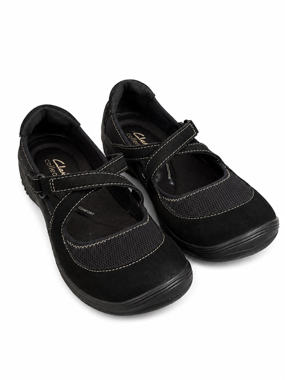 Clarks Fiana Aubrie Mary Jane Shoes Women’s 7.5M Comfort Walking Black